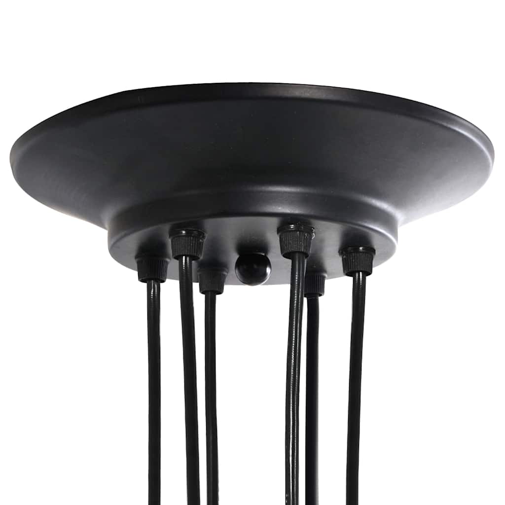 Lampe suspendue noir métal