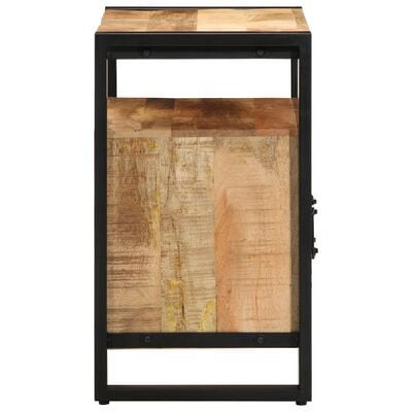 Meuble sous lavabo en bois massif brut