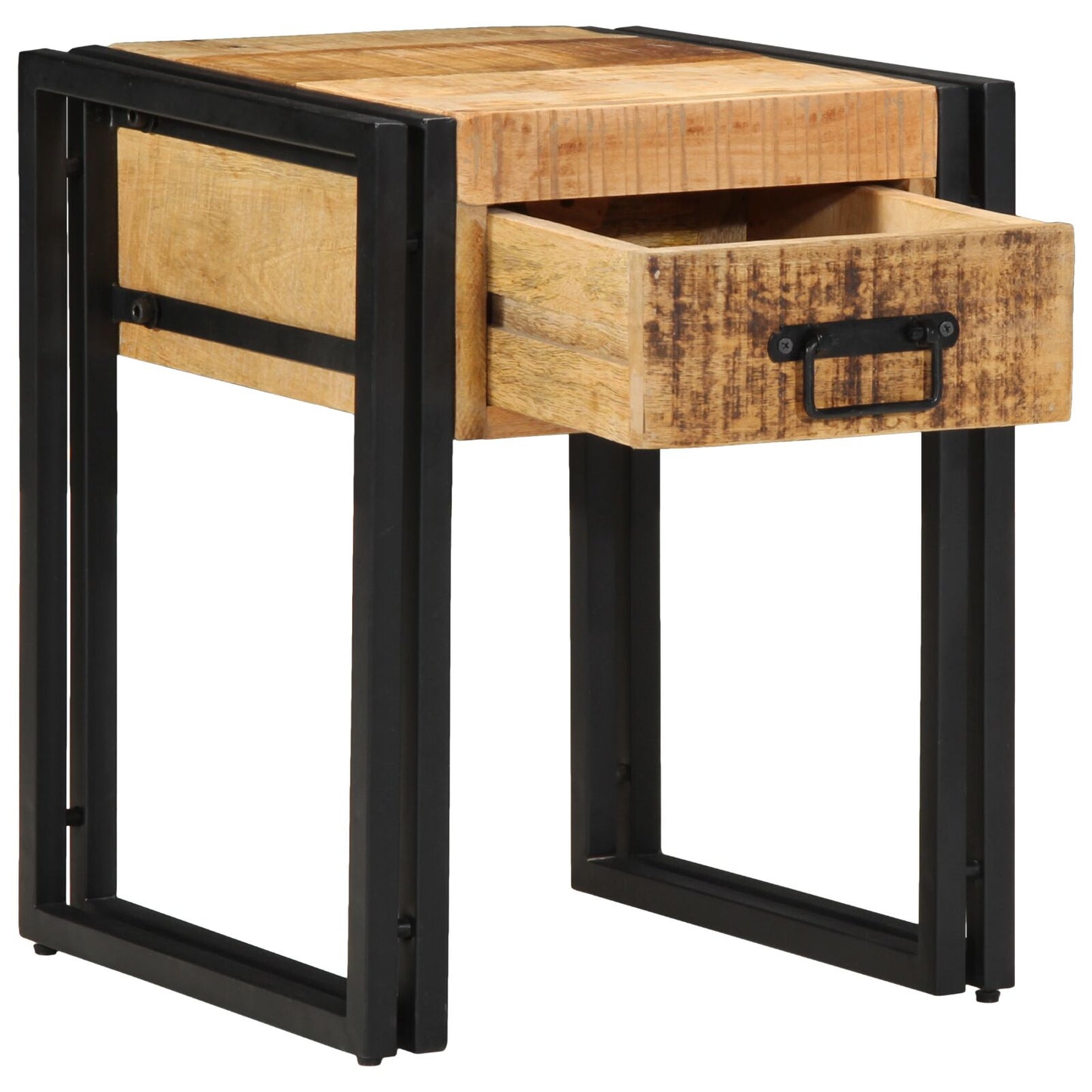Table de chevet bois de manguier massif