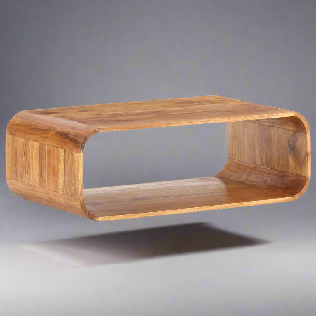 Table basse en Bois d'acacia massif