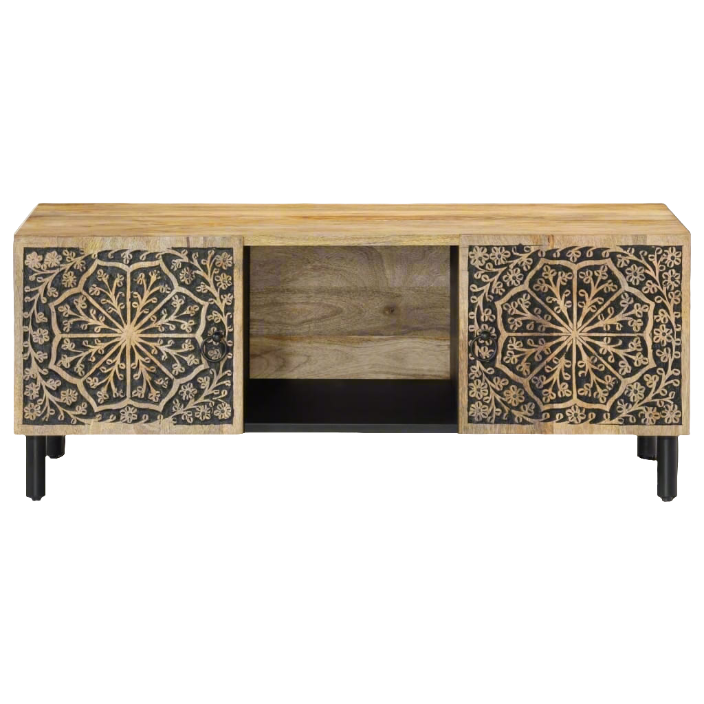 Table basse en bois de manguier massif