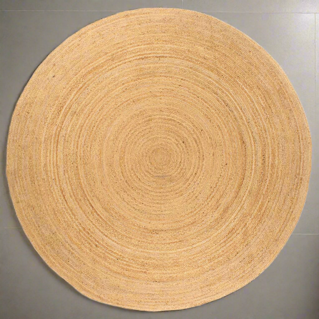 Tapis Jute tressé Rond