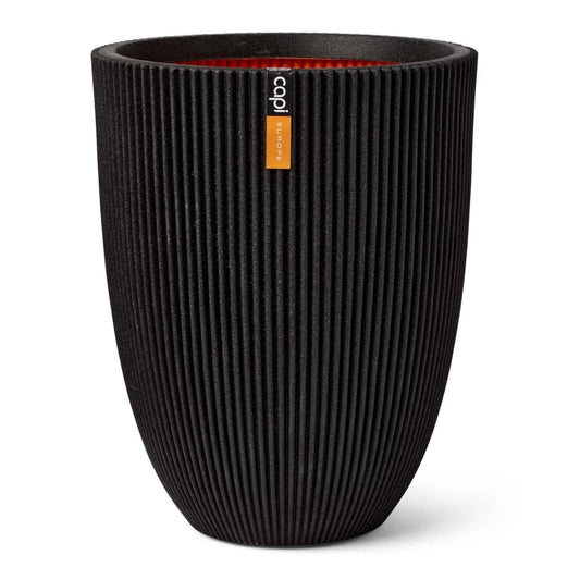 pot a fleur Groove Noir