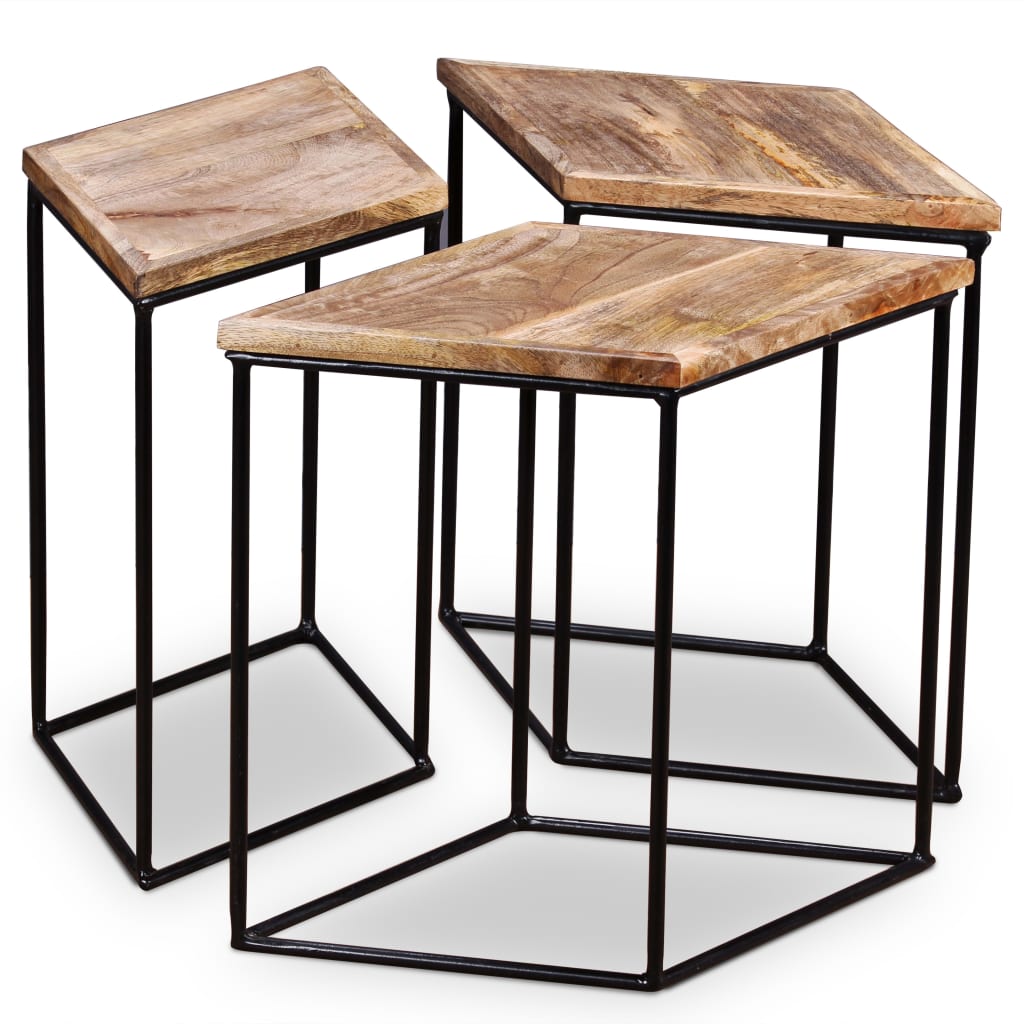 Table basse en bois de manguier