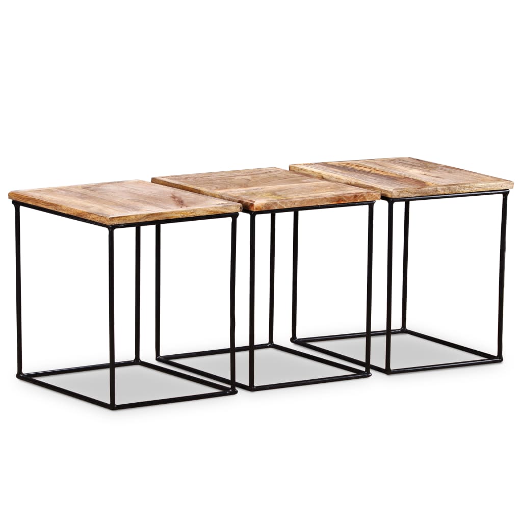 Table basse en bois de manguier