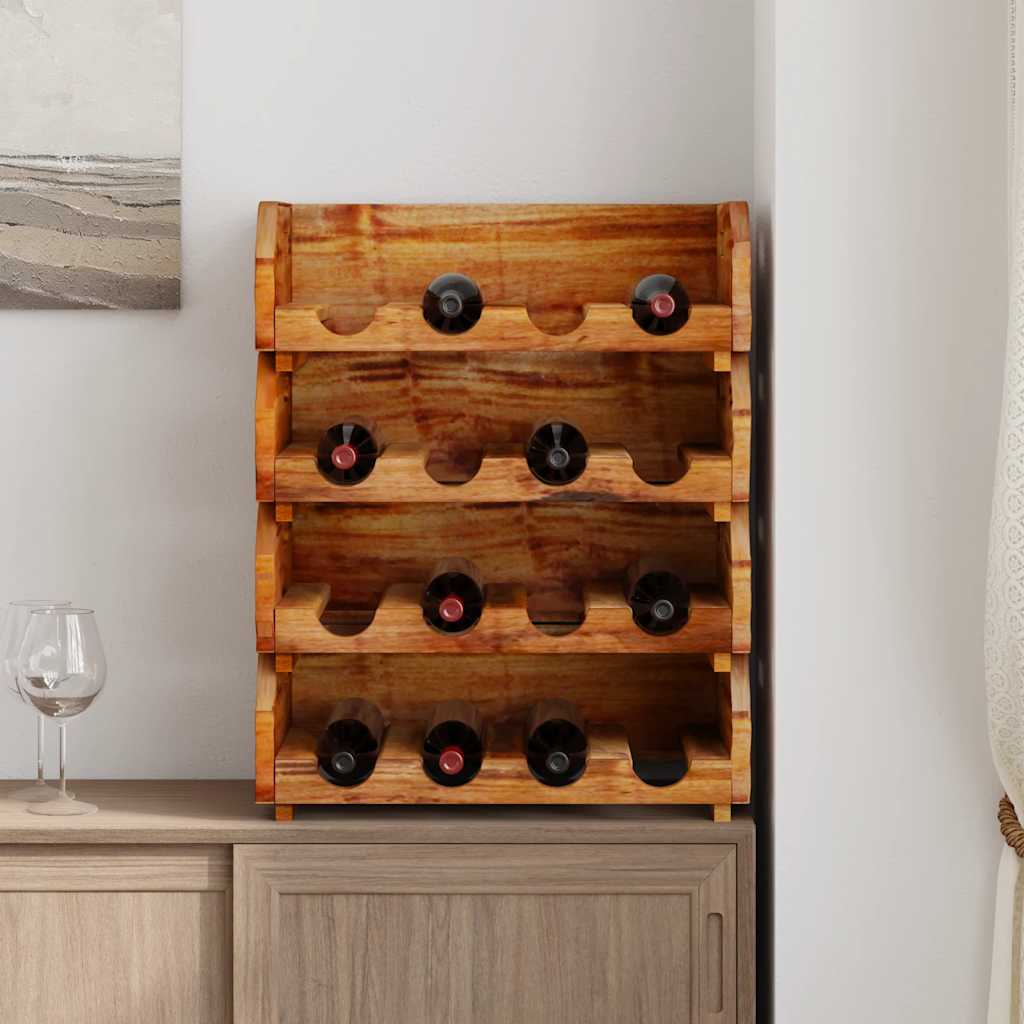 Casiers à bouteilles bois d'acajou
