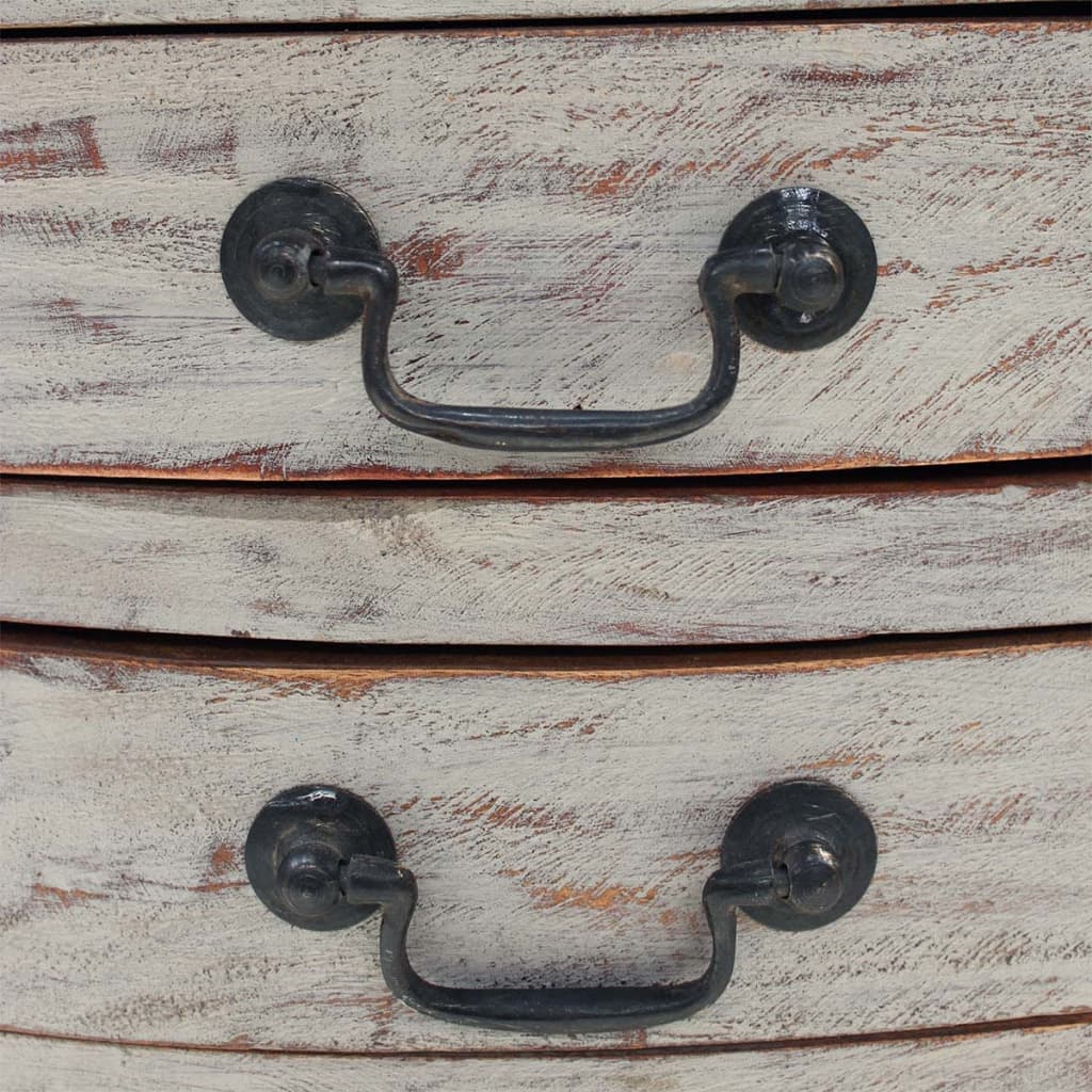 Table de chevet bois d'acajou