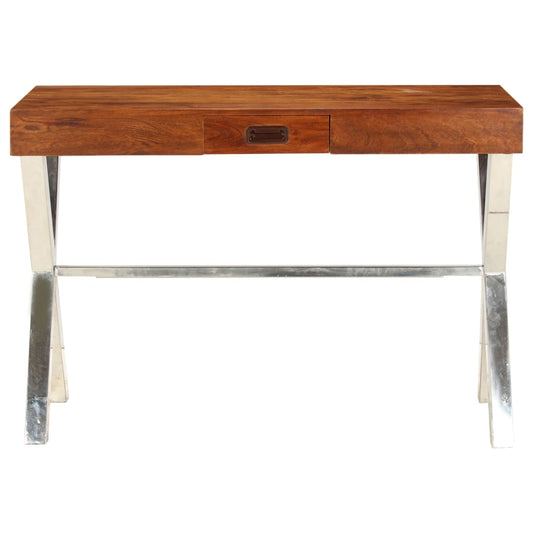 Bureau Bois d'acacia solide avec finition miel