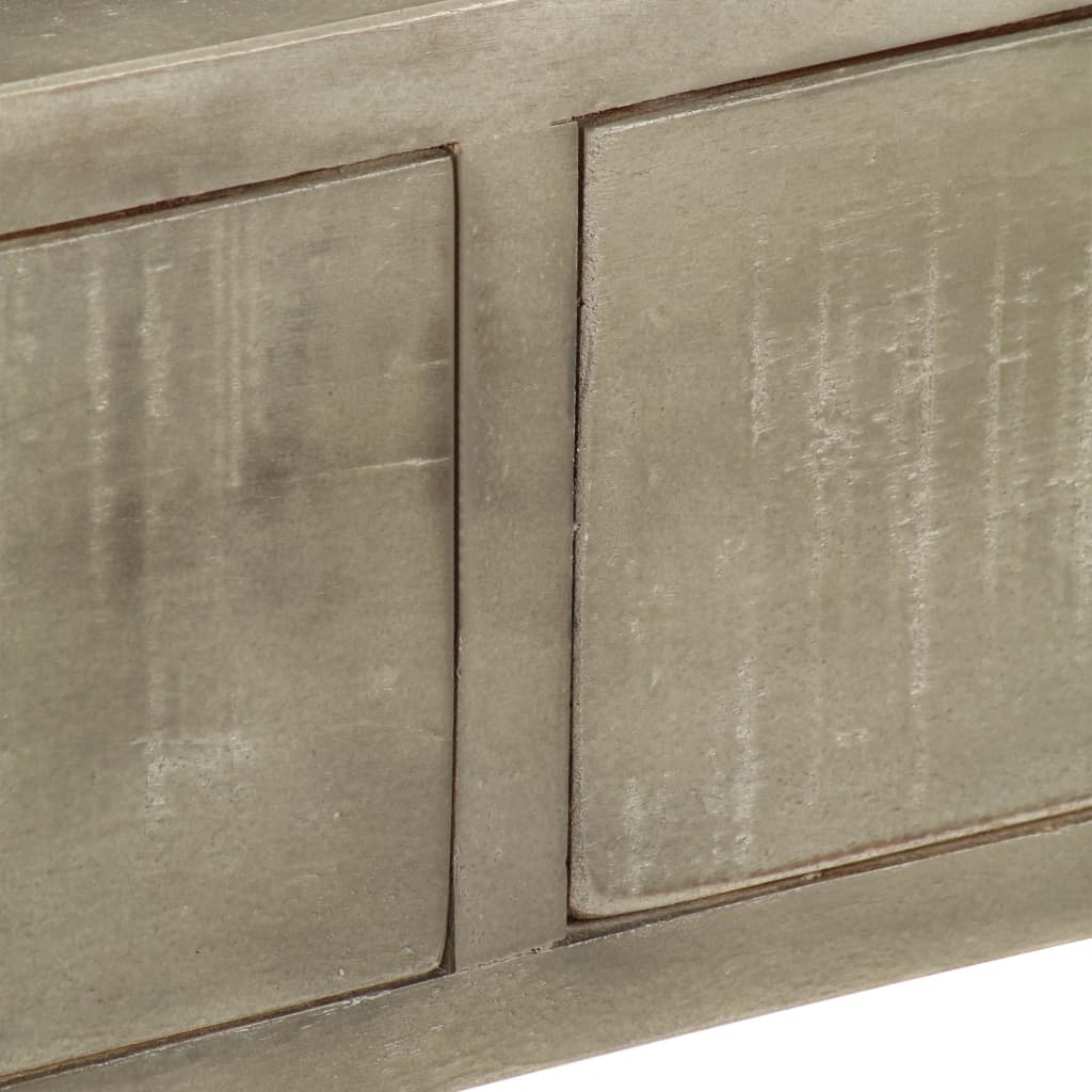 Table console Bois de manguier Gris