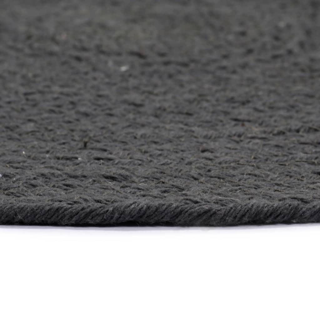 Napperons 6 pcs Gris foncé Coton