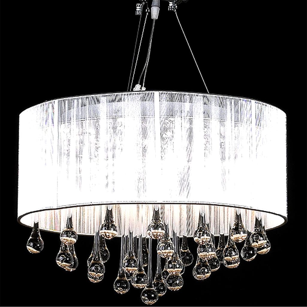 Lustre en cristaux Blanc