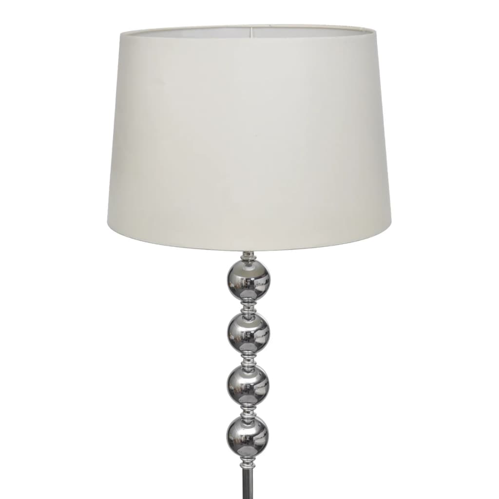 Lampadaire Blanc argent