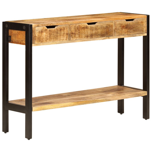 Buffet 3 tiroirs Bois de manguier massif