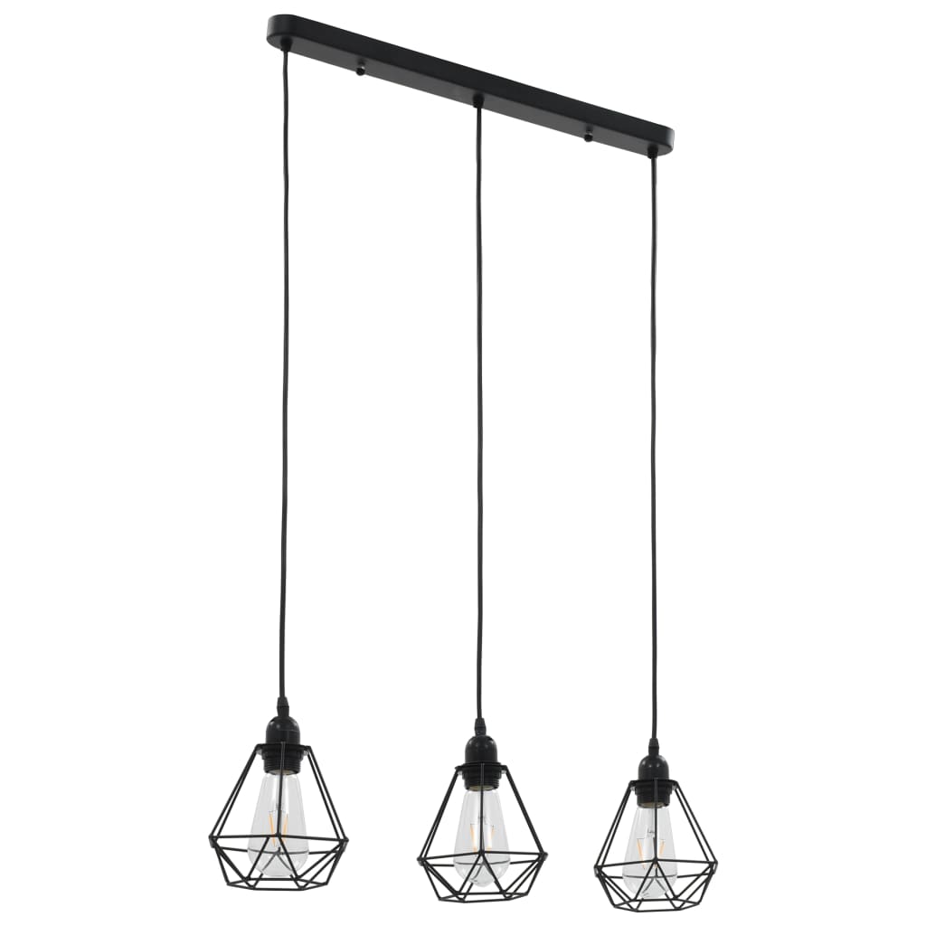Plafonnier avec diamant Noir