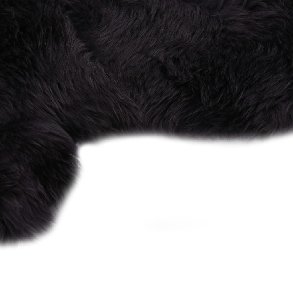 Tapis en peau de mouton  Gris foncé