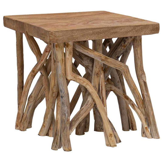 Table basse en rondin