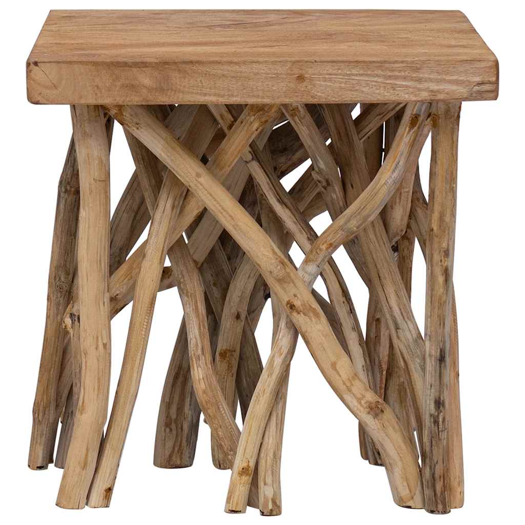 Table basse en rondin