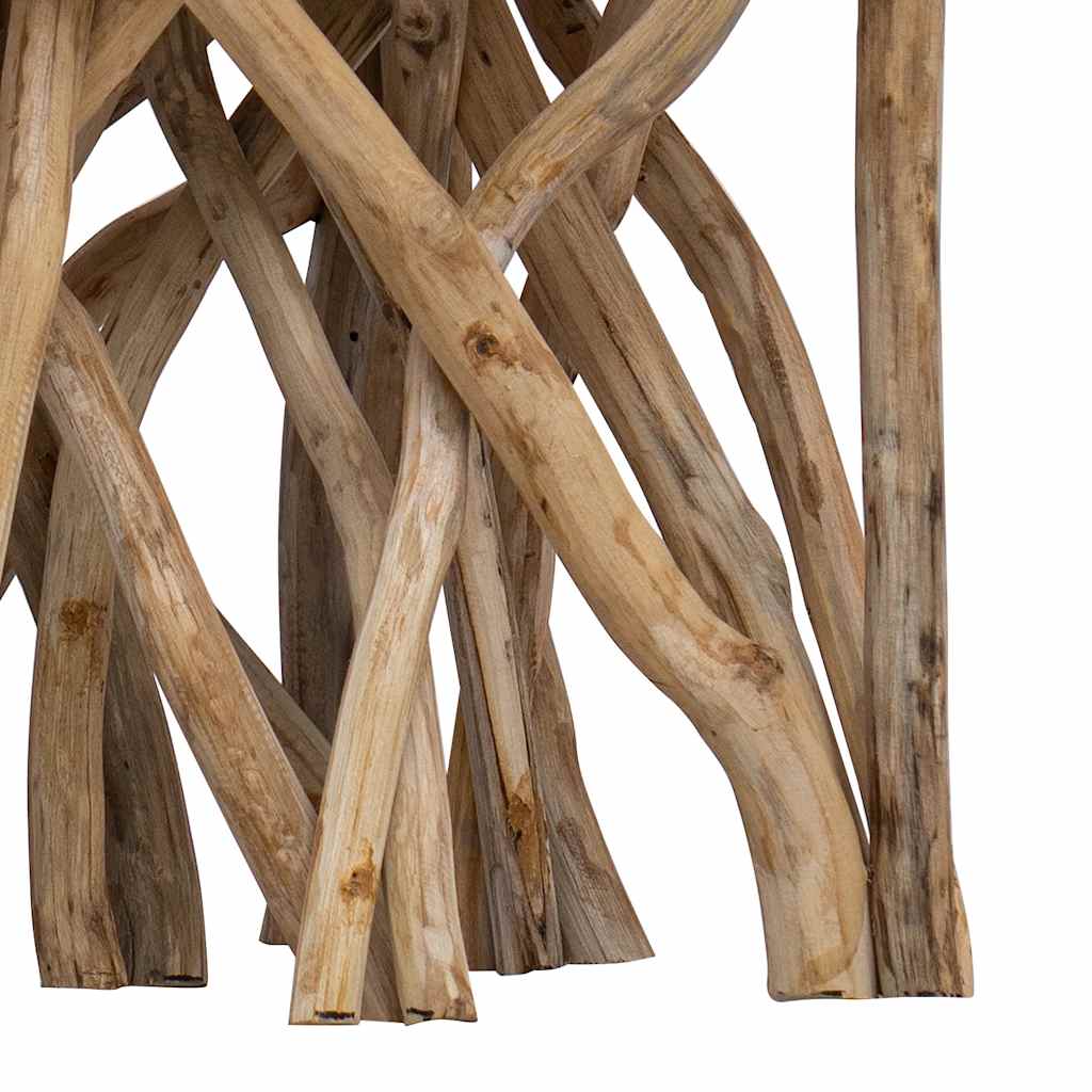 Table basse en rondin