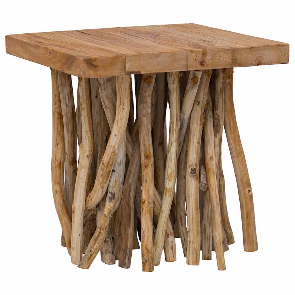 Table basse en rondin