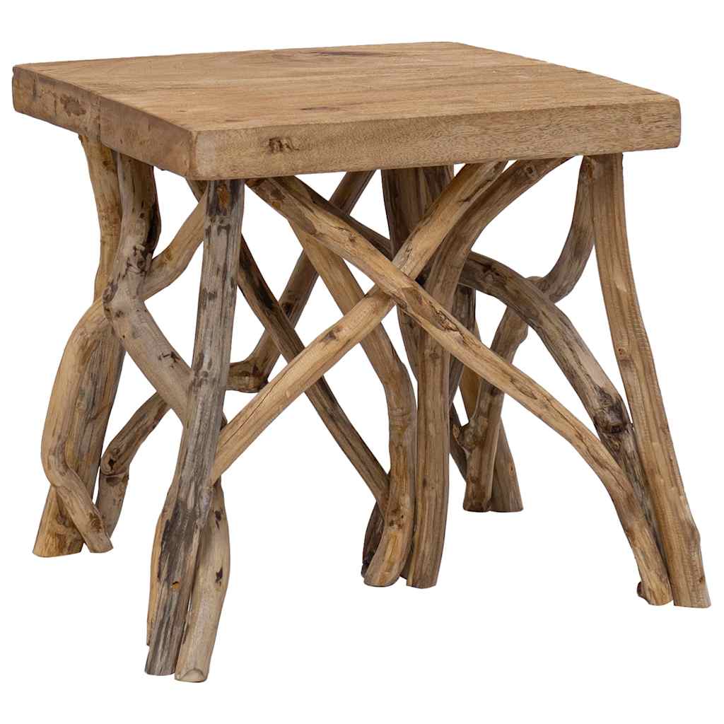 Table basse en rondin