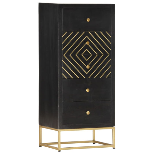 Commode Noir et doré