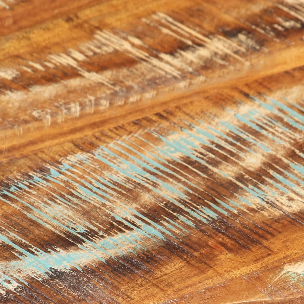 Table basse Noir en bois de récupération solide