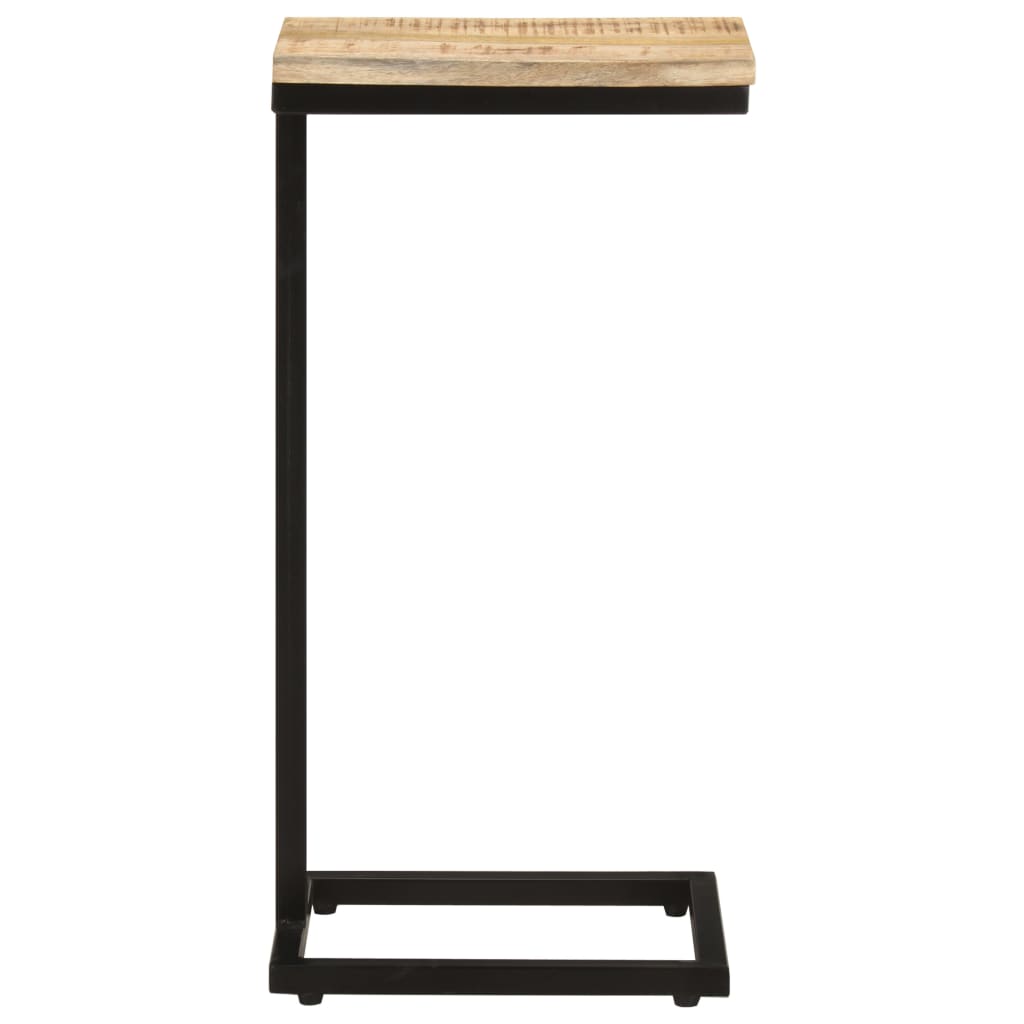 Tables d'appoint 2 pcs en bois de manguier brut