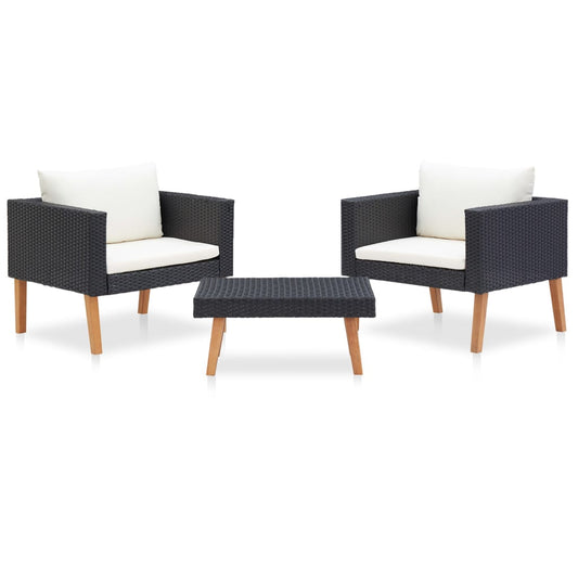 Ensemble 3 pcs  tressée Noir