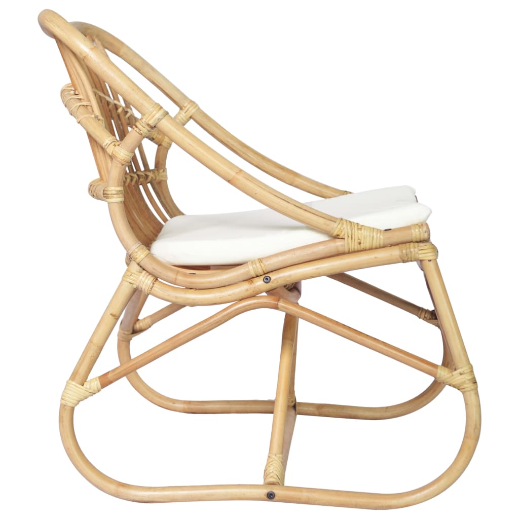 Chaise relaxation  en rotin Lin