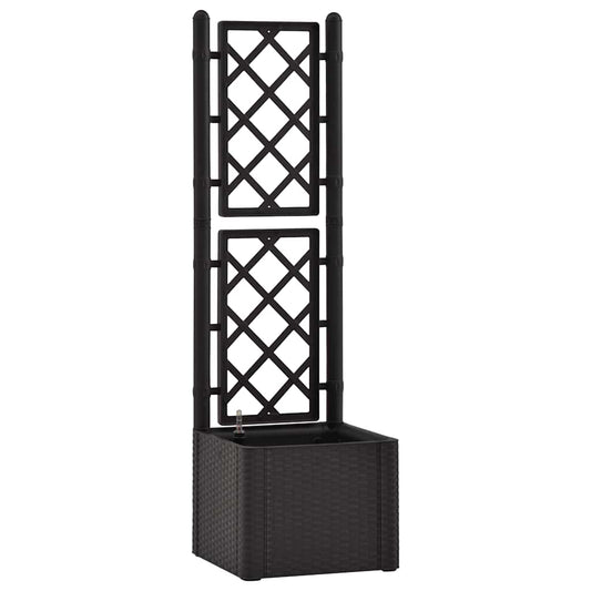 jardinière treillis avec système d'arrosage Anthracite