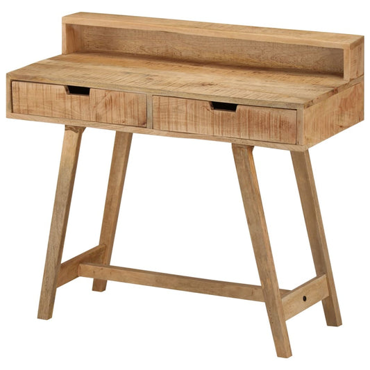 Bureau Bois de manguier brut solide