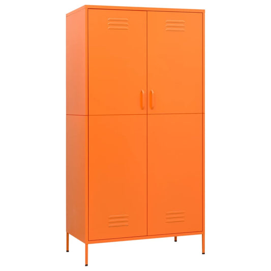 Armoire Orange Acier retro