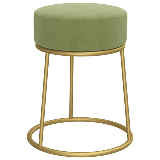 Tabouret Vert  Velours