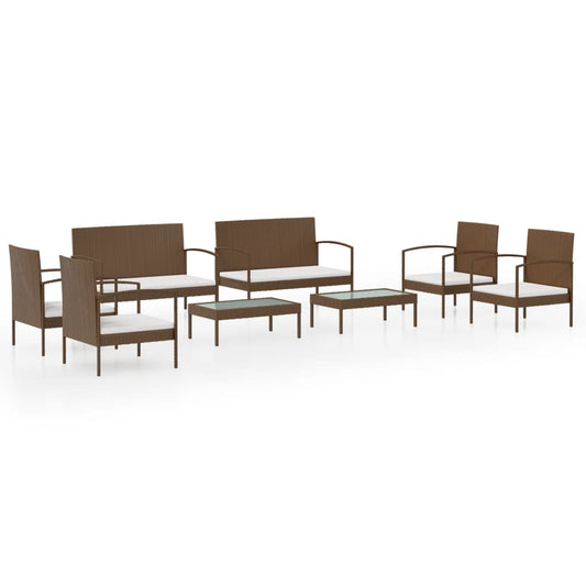 Ensemble 8 pcs marron