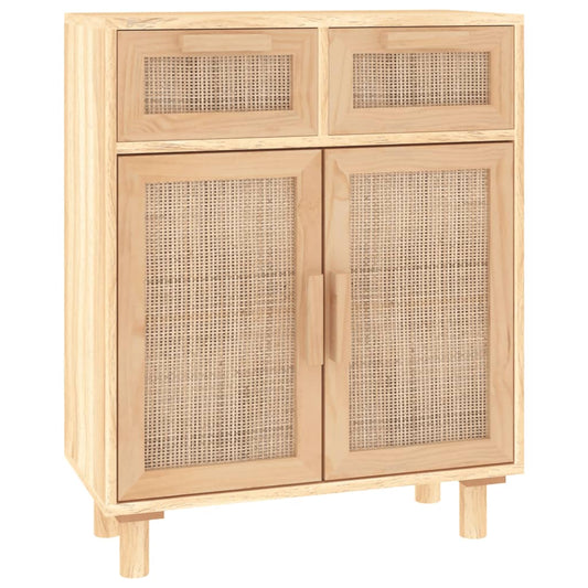 Buffet Marron en rotin naturel