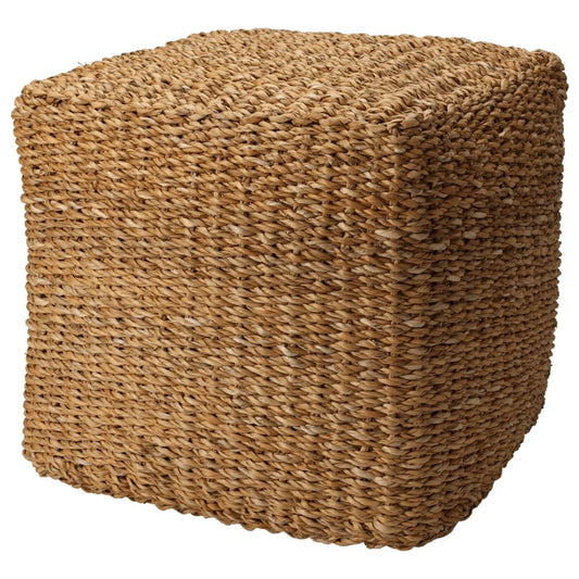 Pouf carré naturel plage