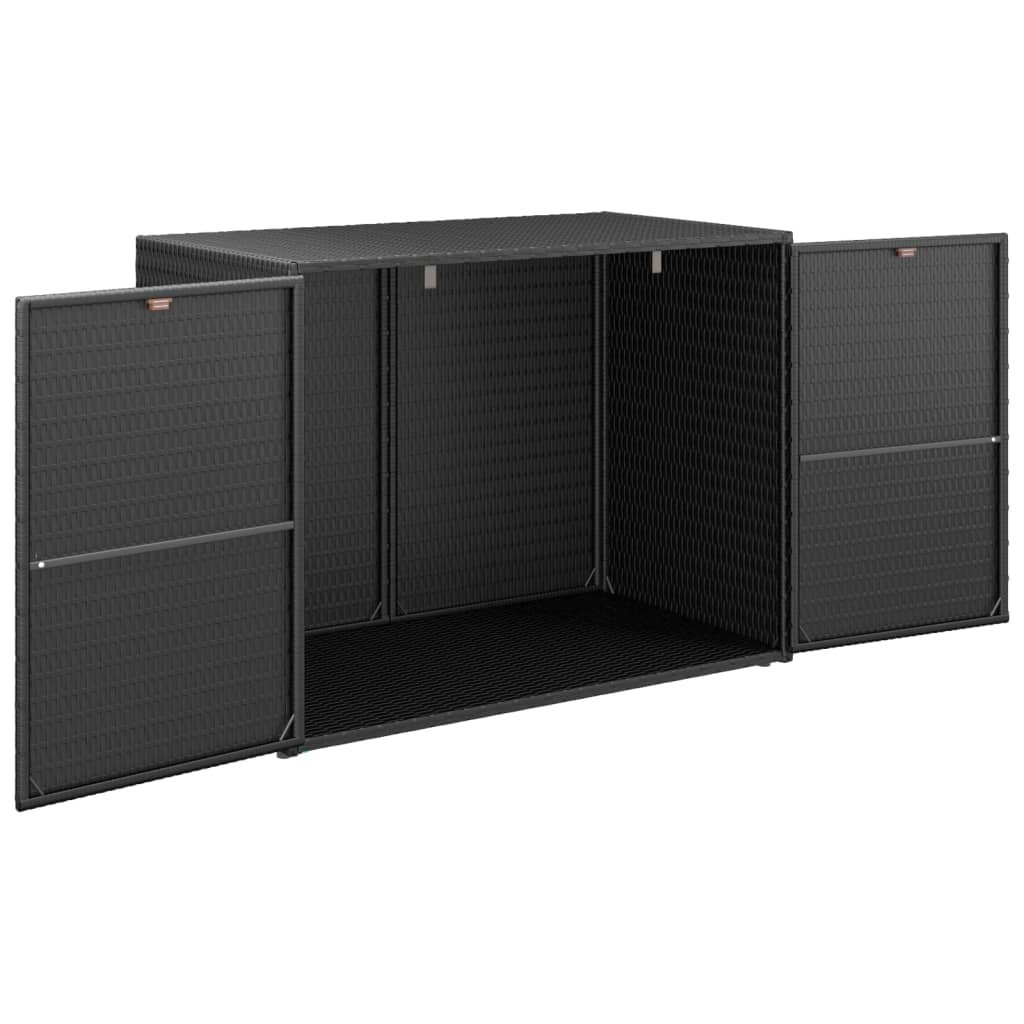 Armoire de rangement d'extérieur Noir