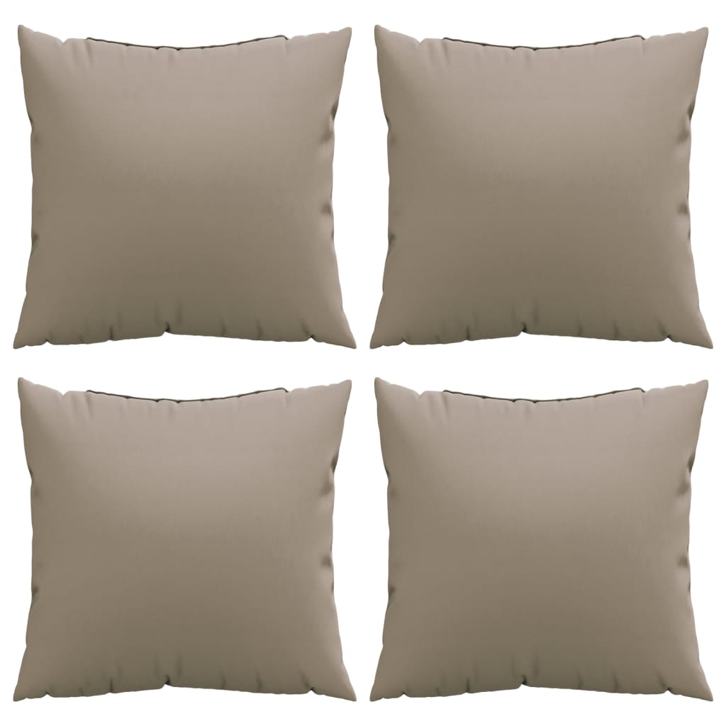 Coussins  lot de 4 taupe