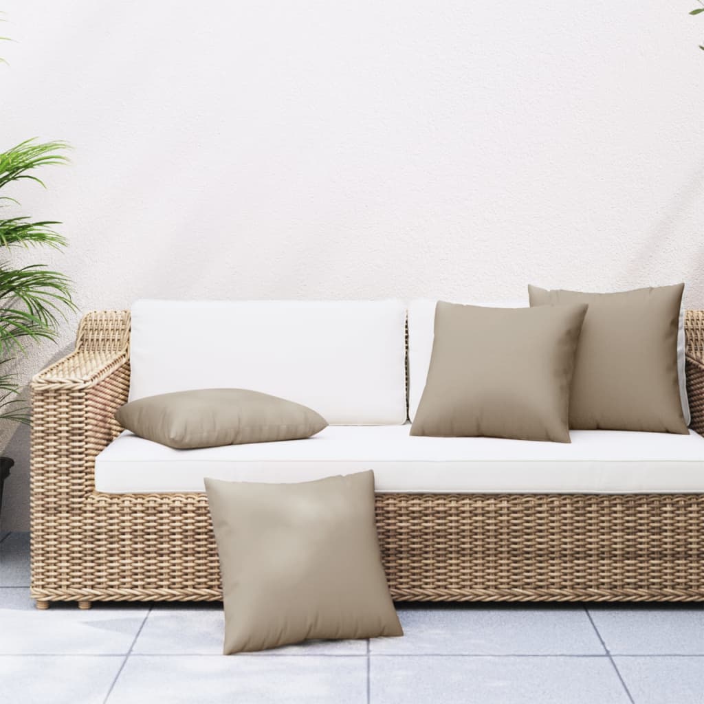 Coussins de canapé d'extérieur taupe