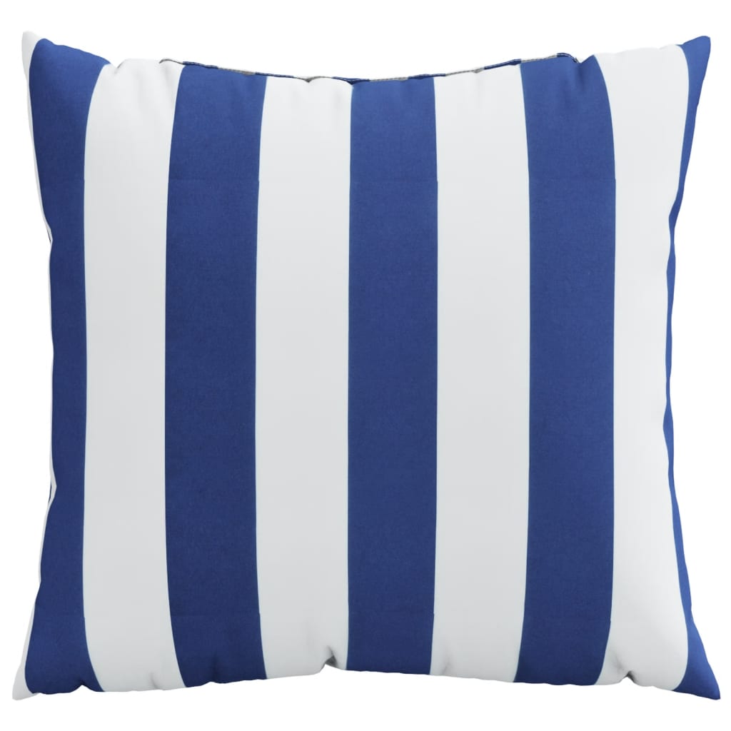 Coussins Rayures Blue/ blanc