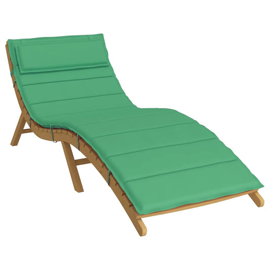 Coussin de chaise longue vert  tissu oxford