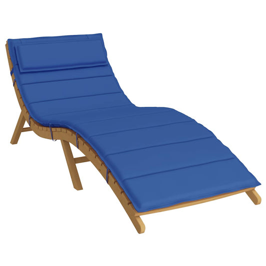 Coussin de chaise longue bleu royal tissu oxford