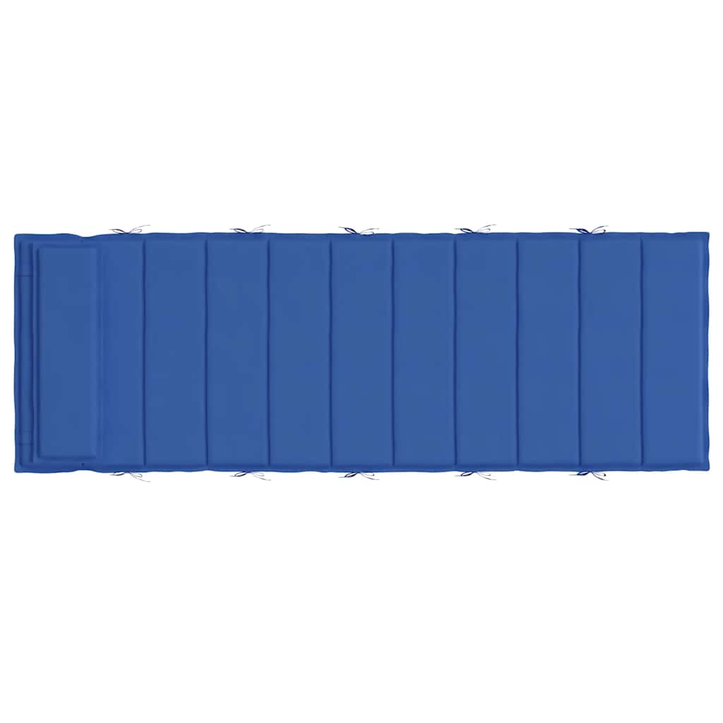 Coussin de chaise longue bleu royal tissu oxford