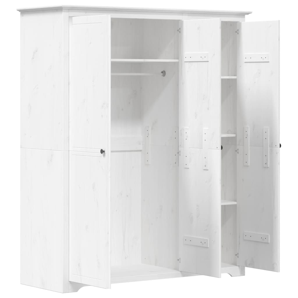 Armoire en bois massif de pin blanc