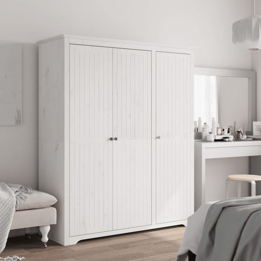 Armoire en bois massif de pin blanc