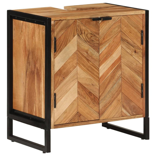 Armoire de salle de bain bois d'acacia