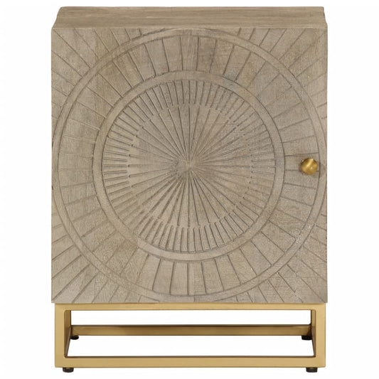 Table de chevet en bois de manguier