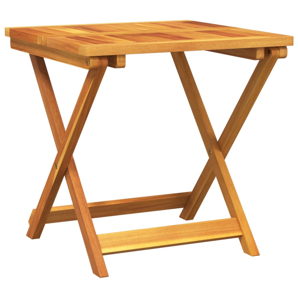 Table pliable de jardin bois d'acacia solide
