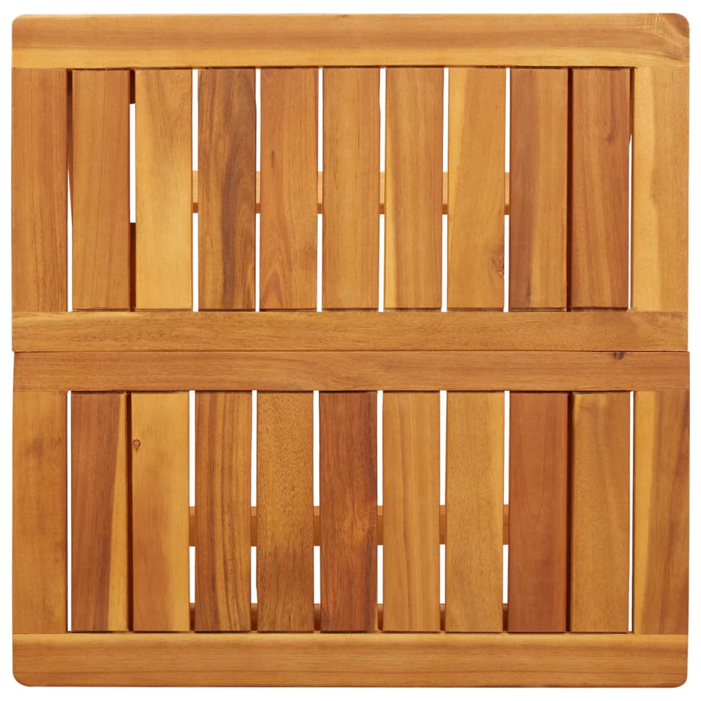 Table pliable de jardin bois d'acacia solide