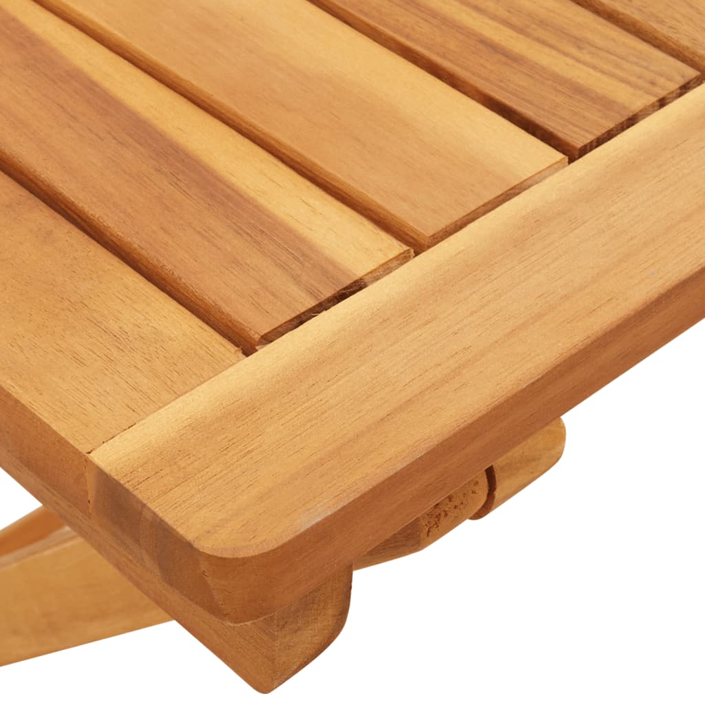 Table pliable de jardin bois d'acacia solide